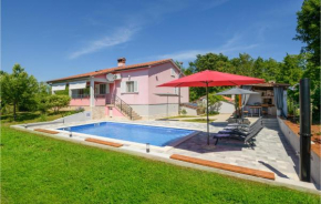 Stunning apartment in Nedescina with Outdoor swimming pool, WiFi and 2 Bedrooms
